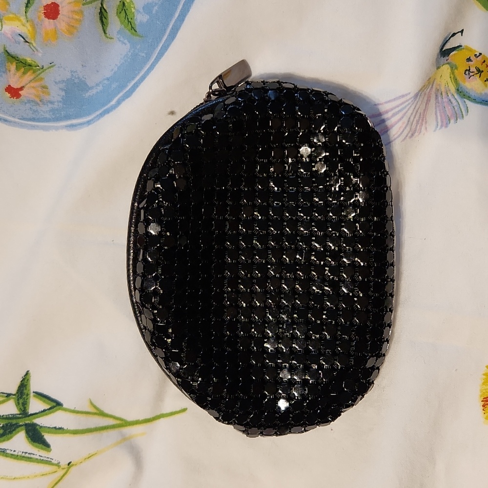Black evening coin purse